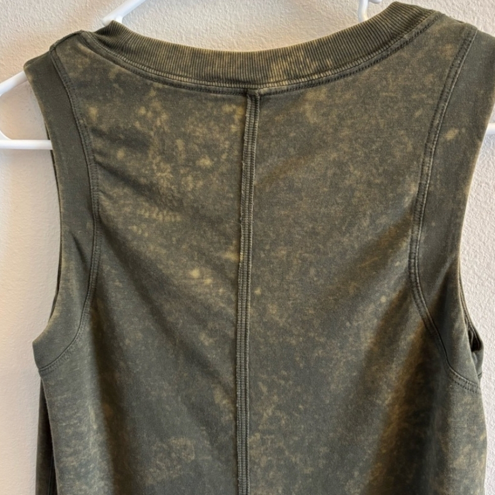 LULULEMON ALL YOURS MAXI DRESS * DARK OLIVE WASH SIZE 6 - Picture 5 of 8